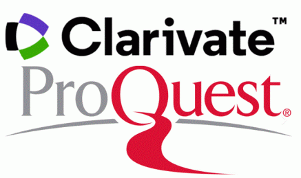 Logoer til Clarivate og ProQuest