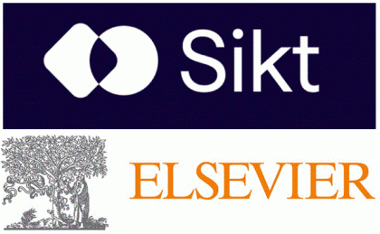 Logoene til Sikt og Elsevier