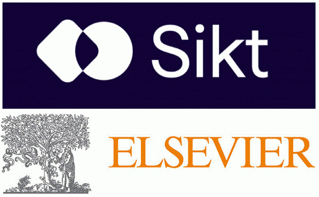 Logoene til Sikt og Elsevier