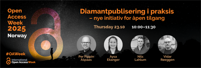 Illustrasjon av sesjonen med informasjon om tid og innledere