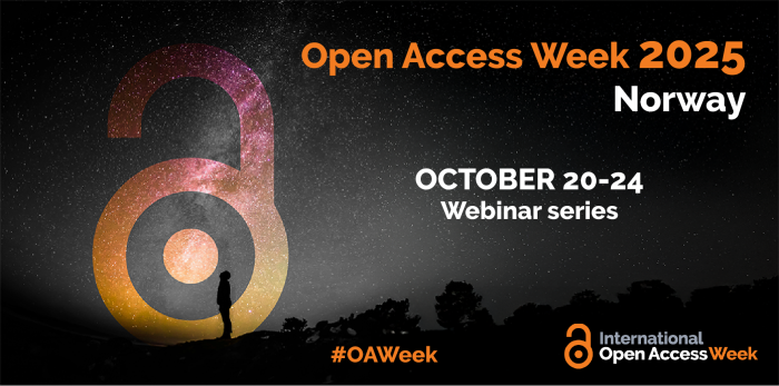 Grafikk og logo til Open Access Week Norway 2025