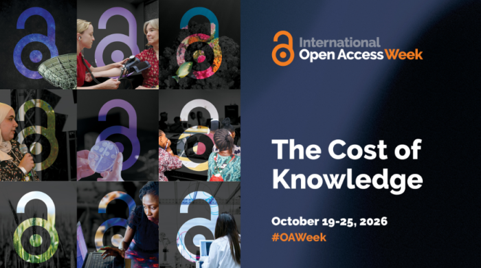 Illustrasjonsbilde for Open Access Week 2026 med emne og datoer